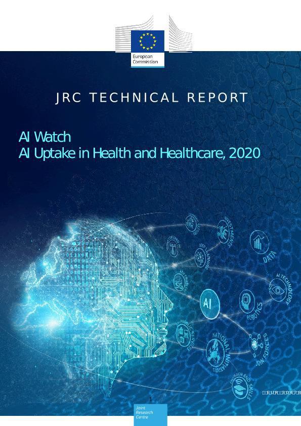 Cover AI Watch Report on AI Uptake in Health and Healthcare