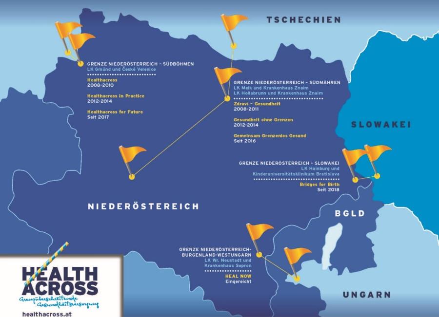HealthAcross map