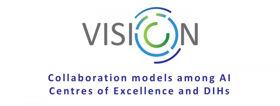 Vision Survey on Collaboration models among AI Centers of Excellence and DIHs