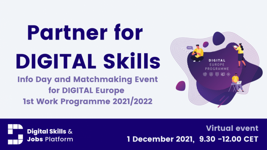 Partner for DIGITAL Skills: Info day and Matchmaking Event