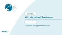 AI in International Development