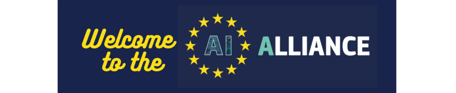 Banner welcome to the AI Alliance