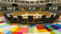 Picture from meeting rooom at Presindency of Council of EU