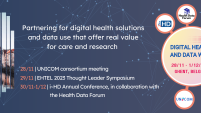Partnering for digital health solutions and data use that offer real value for care and research